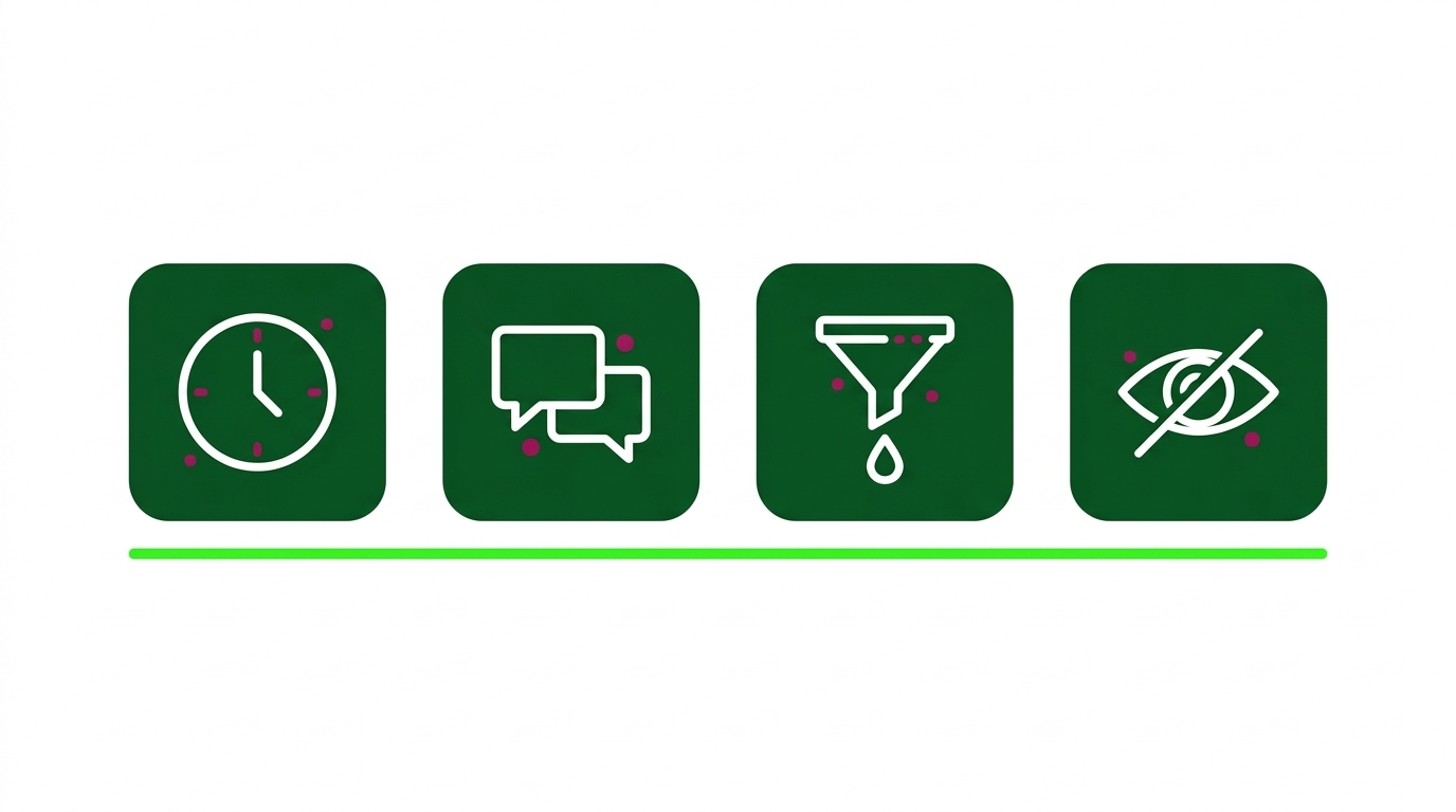 Four costs of scattered customer messaging: slow replies, duplicate answers, dropped leads and no shared view